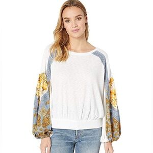Free People Casual Clash Top